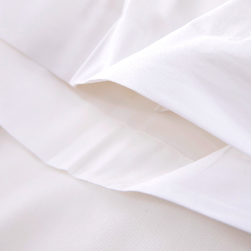 6080S 400TC 100% Katun Saten Set Tempat Tidur Hotel Putih Polos 6080S 400TC 100% Katun Saten Set Tempat Tidur Hotel Putih Polos