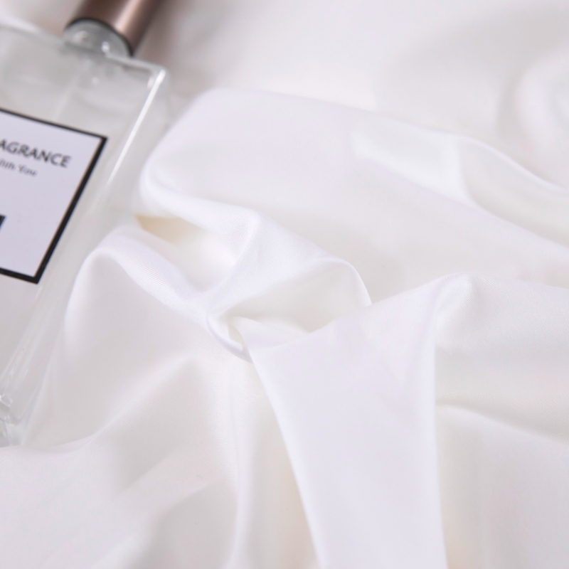 6080S 400TC 100% Katun Saten Set Tempat Tidur Hotel Putih Polos 6080S 400TC 100% Katun Saten Set Tempat Tidur Hotel Putih Polos