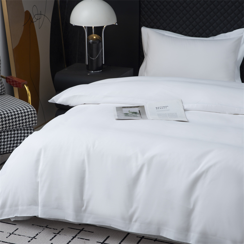 Set Tempat Tidur Kain 100% Poliester 135gsm Untuk Hotel Ekonomi Set Tempat Tidur Kain 100% Poliester 135gsm Untuk Hotel Ekonomi