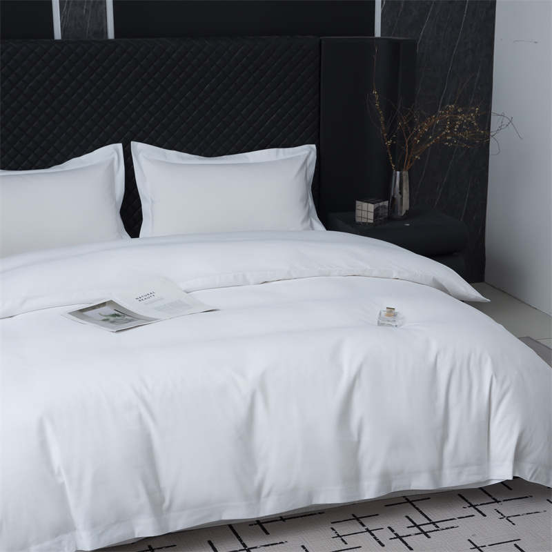 Set Tempat Tidur Kain 100% Poliester 135gsm Untuk Hotel Ekonomi Set Tempat Tidur Kain 100% Poliester 135gsm Untuk Hotel Ekonomi