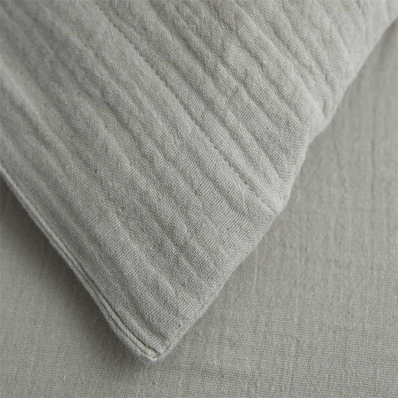 Lapisan Ganda Kasa 100% Kain Katun Set Tempat Tidur Super Lembut Lapisan Ganda Kasa 100% Kain Katun Set Tempat Tidur Super Lembut