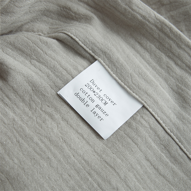 Lapisan Ganda Kasa 100% Kain Katun Set Tempat Tidur Super Lembut Lapisan Ganda Kasa 100% Kain Katun Set Tempat Tidur Super Lembut