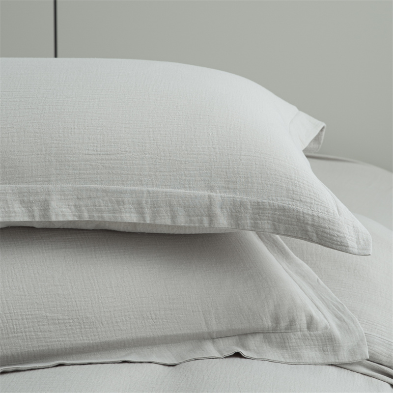 Lapisan Ganda Kasa 100% Kain Katun Set Tempat Tidur Super Lembut Lapisan Ganda Kasa 100% Kain Katun Set Tempat Tidur Super Lembut