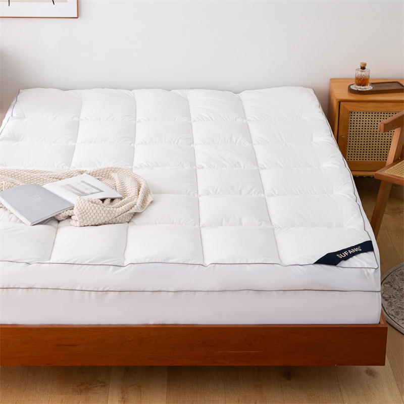 Periksa Quilt Microfiber Mengisi Puncak Kasur Kain Tahan Bawah 40-an Periksa Quilt Microfiber Mengisi Puncak Kasur Kain Tahan Bawah 40-an