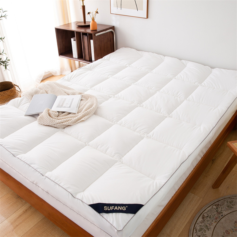 Periksa Quilt Microfiber Mengisi Puncak Kasur Kain Tahan Bawah 40-an Periksa Quilt Microfiber Mengisi Puncak Kasur Kain Tahan Bawah 40-an