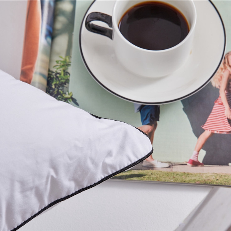 Kamar Tamu Hotel Kustom 100% Katun Bantal Putih Bantal Isi Microfiber Kamar Tamu Hotel Kustom 100% Katun Bantal Putih Bantal Isi Microfiber